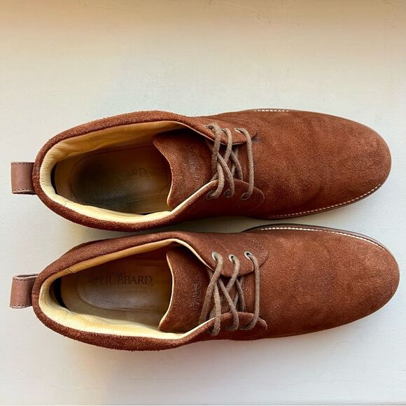 Samuel Hubbard Mahogany Brown Suede Re-Boot Chukka Lace Up Boots Men’s Size 13 - Picture 4 of 15